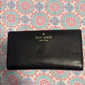 Kate Spade Black Leather Wallet